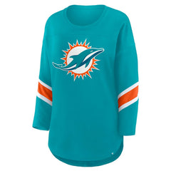 Women's Redzone 3/4-Sleeve T-Shirt - Miami Dolphins