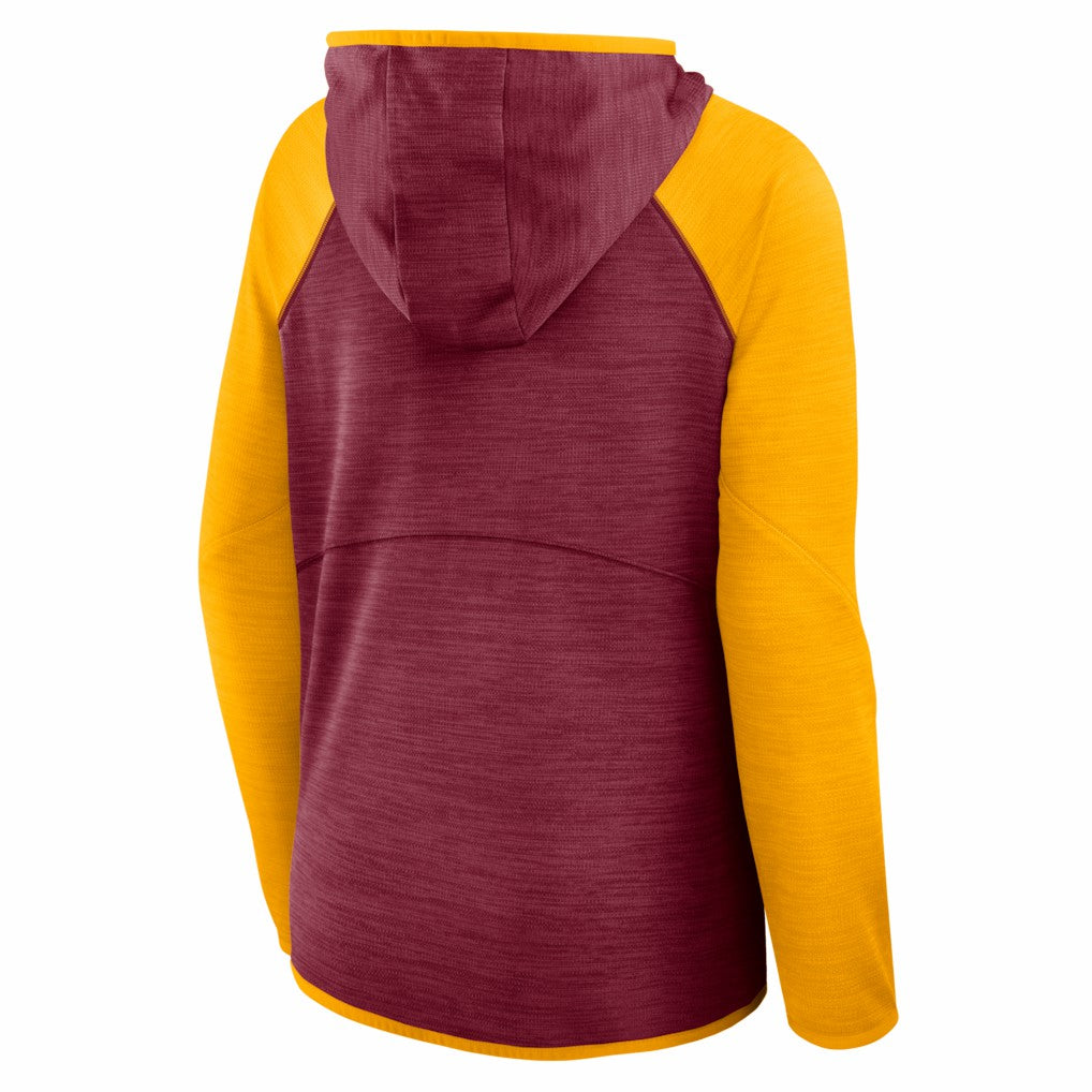 Women's Redzone End Around Pass Raglan Full-Zip Hoodie - Washington Commanders