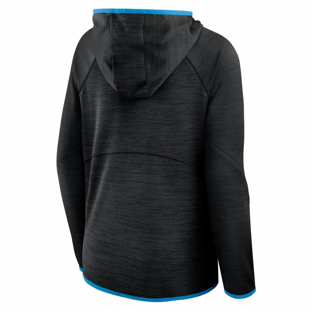 Women's Redzone End Around Pass Raglan Full-Zip Hoodie - Carolina Panthers