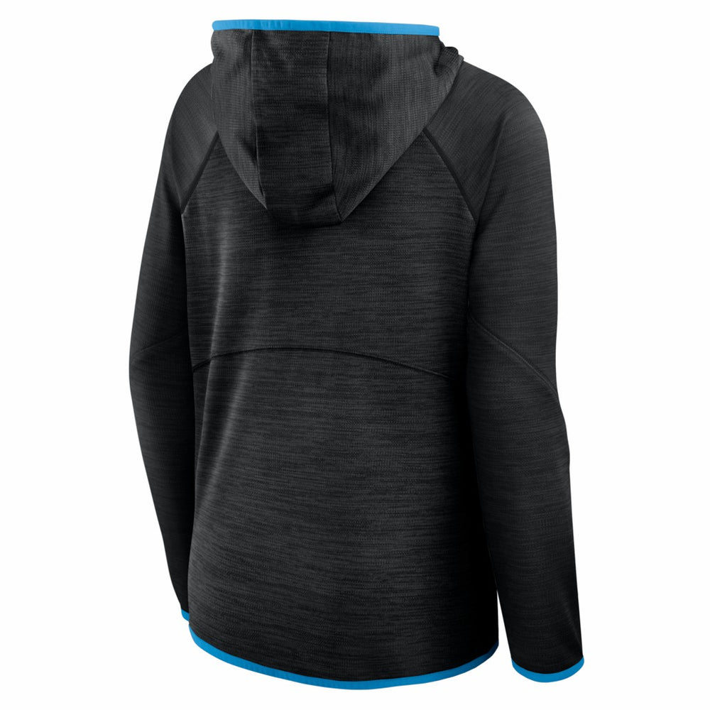 Women's Redzone End Around Pass Raglan Full-Zip Hoodie - Carolina Panthers