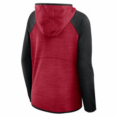 Women's Redzone End Around Pass Raglan Full-Zip Hoodie - San Francisco 49ers