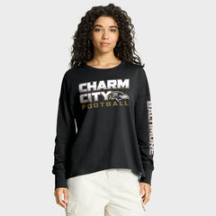 Women's Hometown Legacy Long Sleeve T-Shirt - Baltimore Ravens