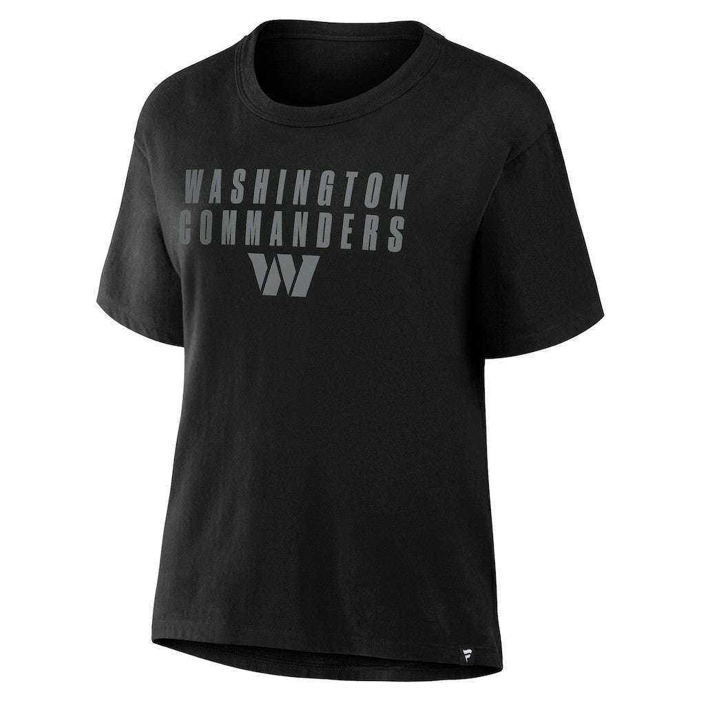 Women's Blackout Kneel Down Legacy T-Shirt - Washington Commanders