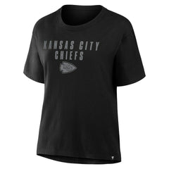 Women's Blackout Kneel Down Legacy T-Shirt - Kansas City Chiefs