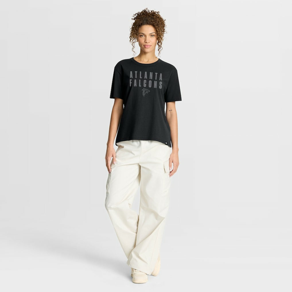 Women's Blackout Kneel Down Legacy T-Shirt - Atlanta Falcons