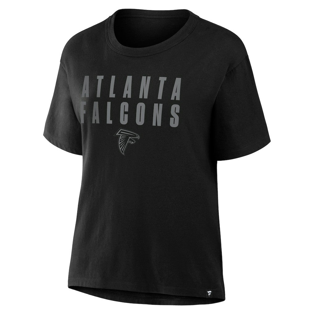 Women's Blackout Kneel Down Legacy T-Shirt - Atlanta Falcons