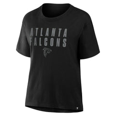 Women's Blackout Kneel Down Legacy T-Shirt - Atlanta Falcons