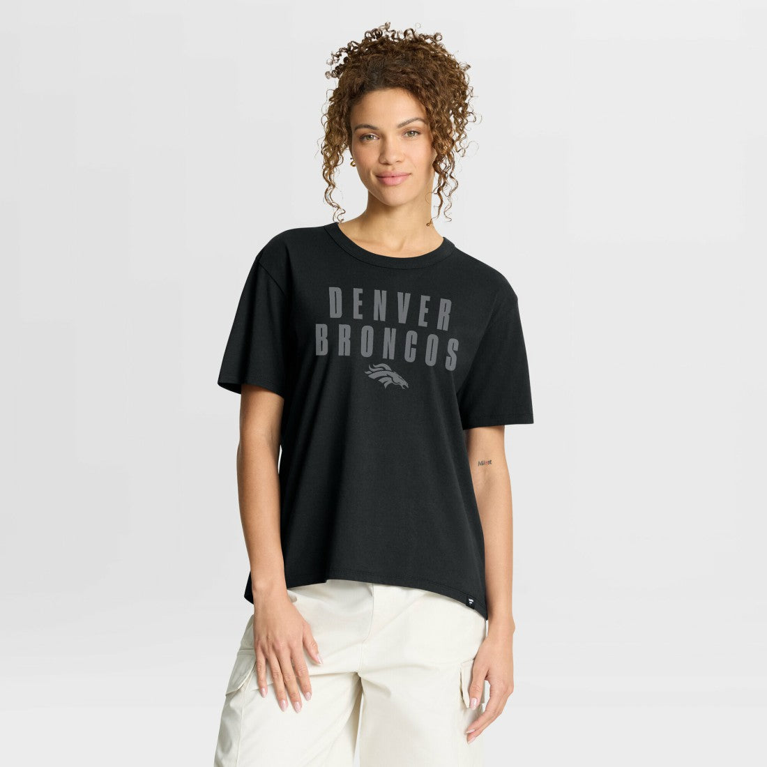 Women's Blackout Kneel Down Legacy T-Shirt - Denver Broncos