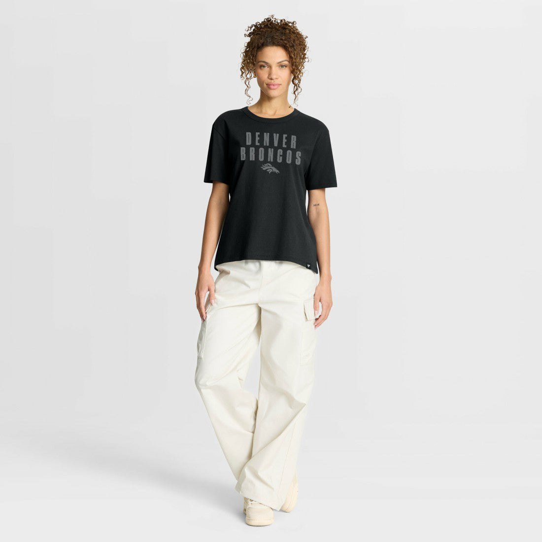 Women's Blackout Kneel Down Legacy T-Shirt - Denver Broncos
