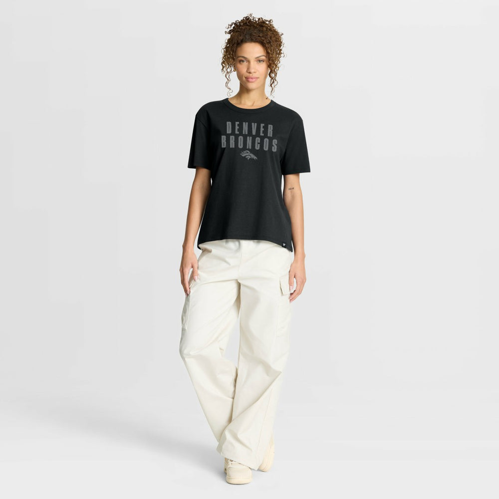 Women's Blackout Kneel Down Legacy T-Shirt - Denver Broncos