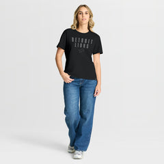 Women's Blackout Kneel Down Legacy T-Shirt - Detroit Lions