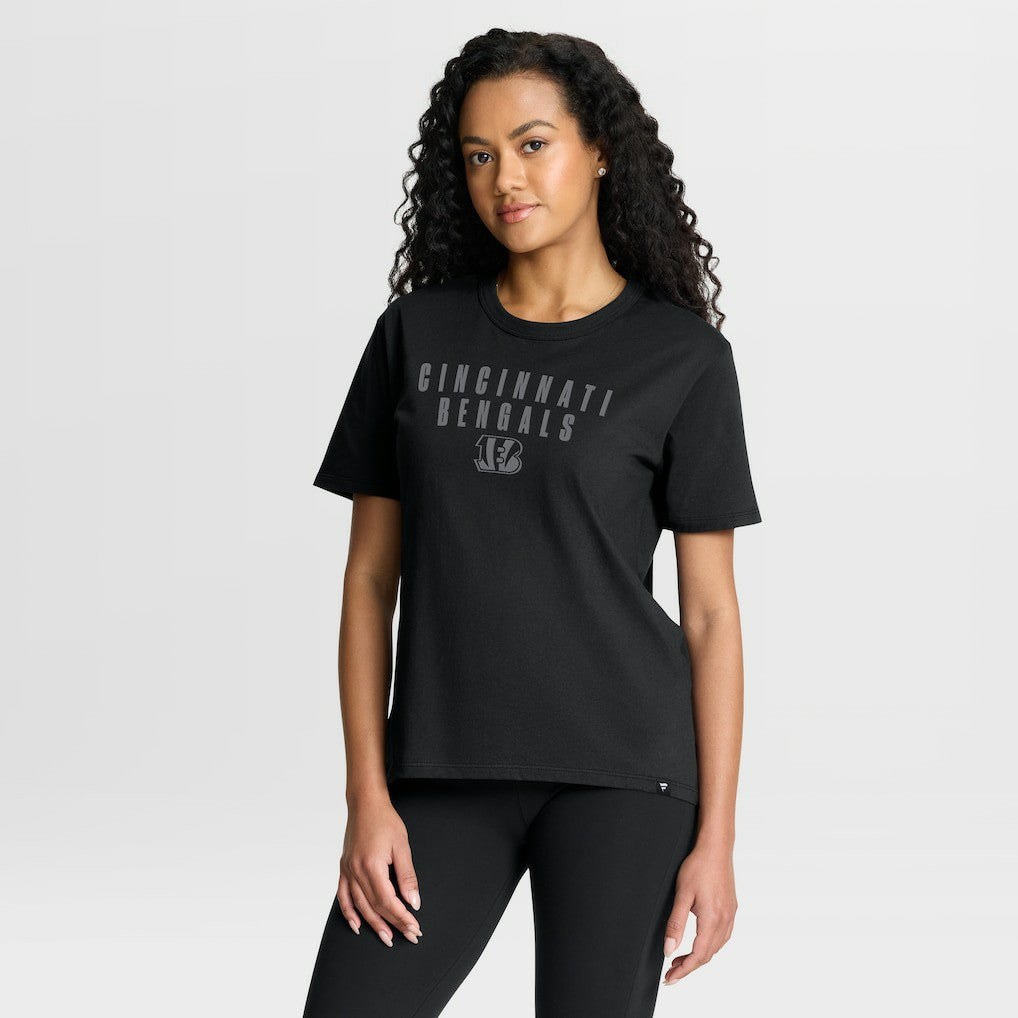 Women's Blackout Kneel Down Legacy T-Shirt - Cincinnati Bengals