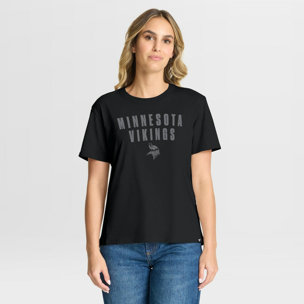 Women's Blackout Kneel Down Legacy T-Shirt - Minnesota Vikings