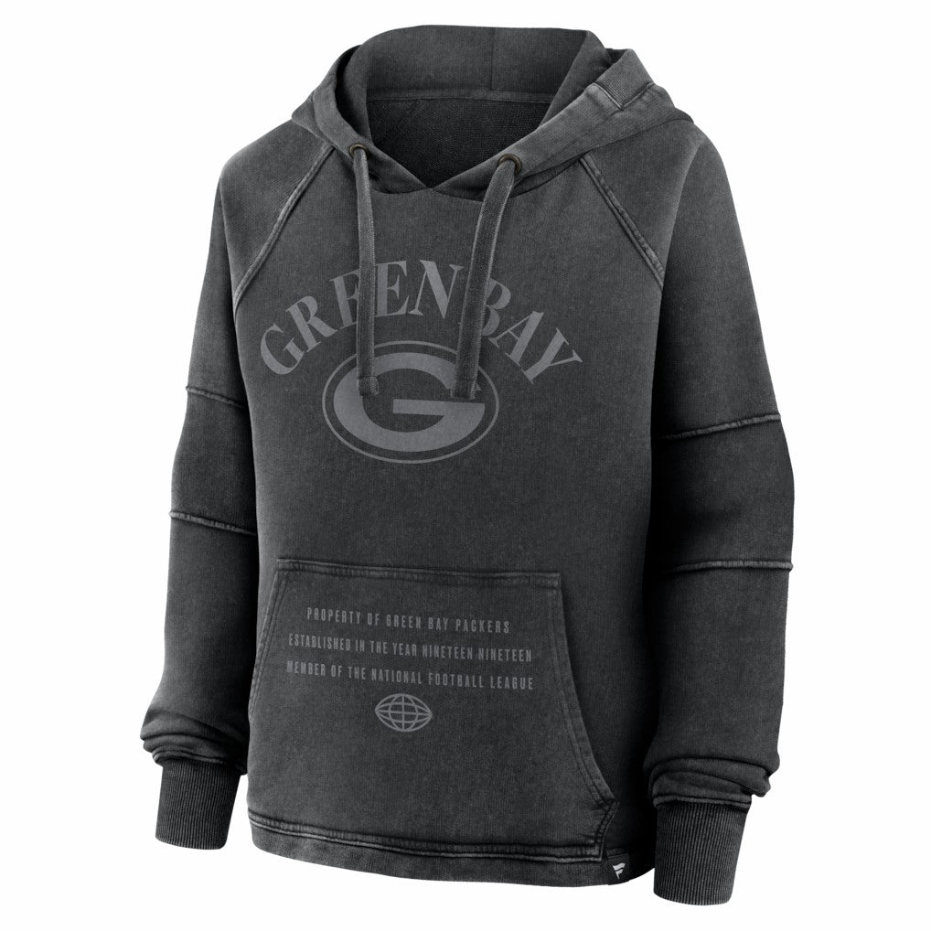 Women's Oversized Raglan Gridiron Hoodie - Green Bay Packers