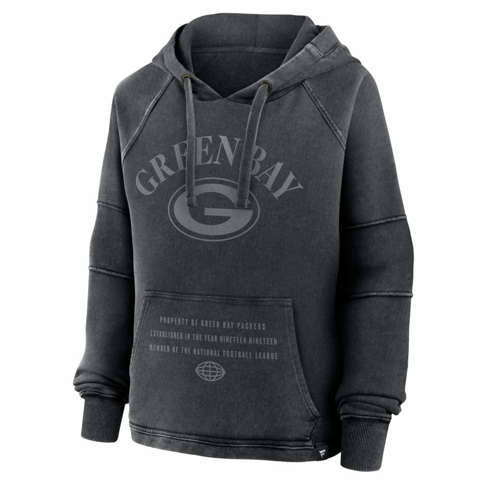 Women's Oversized Raglan Gridiron Hoodie - Green Bay Packers