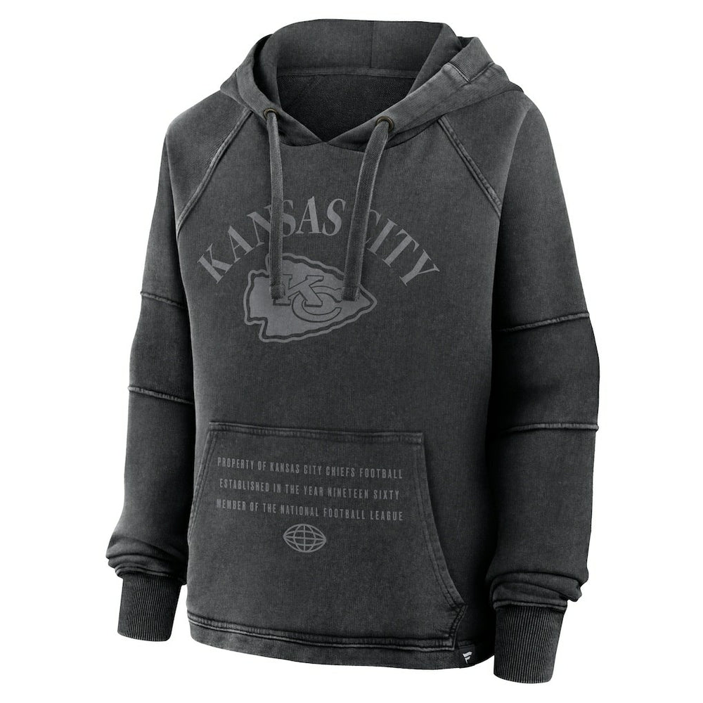 Women's Oversized Raglan Gridiron Hoodie - Kansas City Chiefs