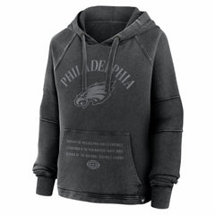 Women's Oversized Raglan Gridiron Hoodie - Philadelphia Eagles
