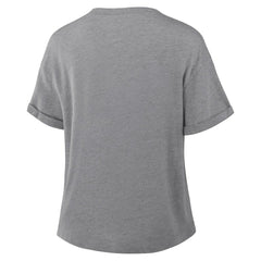 Women's Pennant Wave Tribute Tri-Blend Boxy T-Shirt - Baltimore Ravens