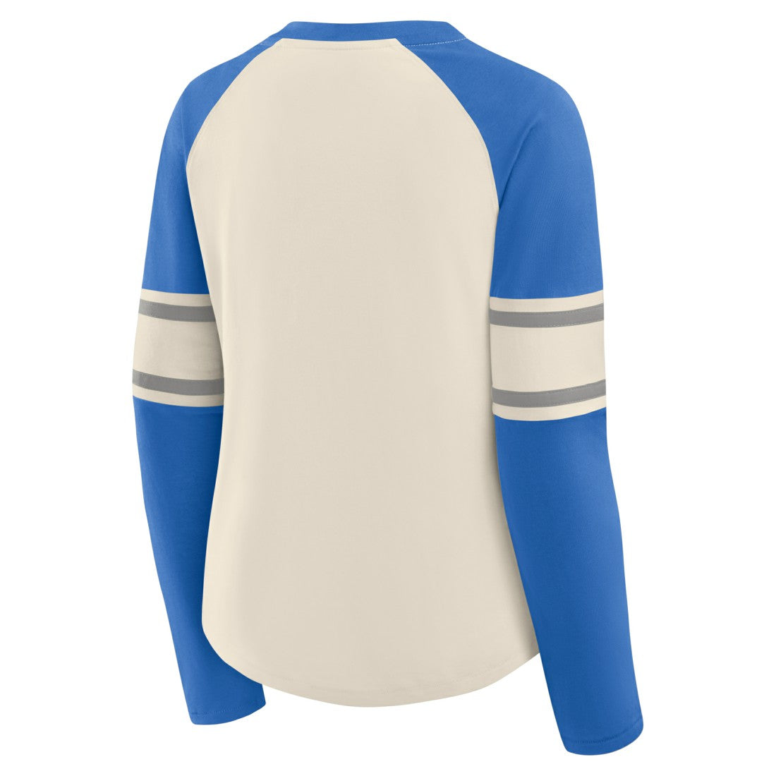 Women's Hometown Gridiron Hero Raglan Lace-Up V-Neck Long Sleeve T-Shirt - Detroit Lions