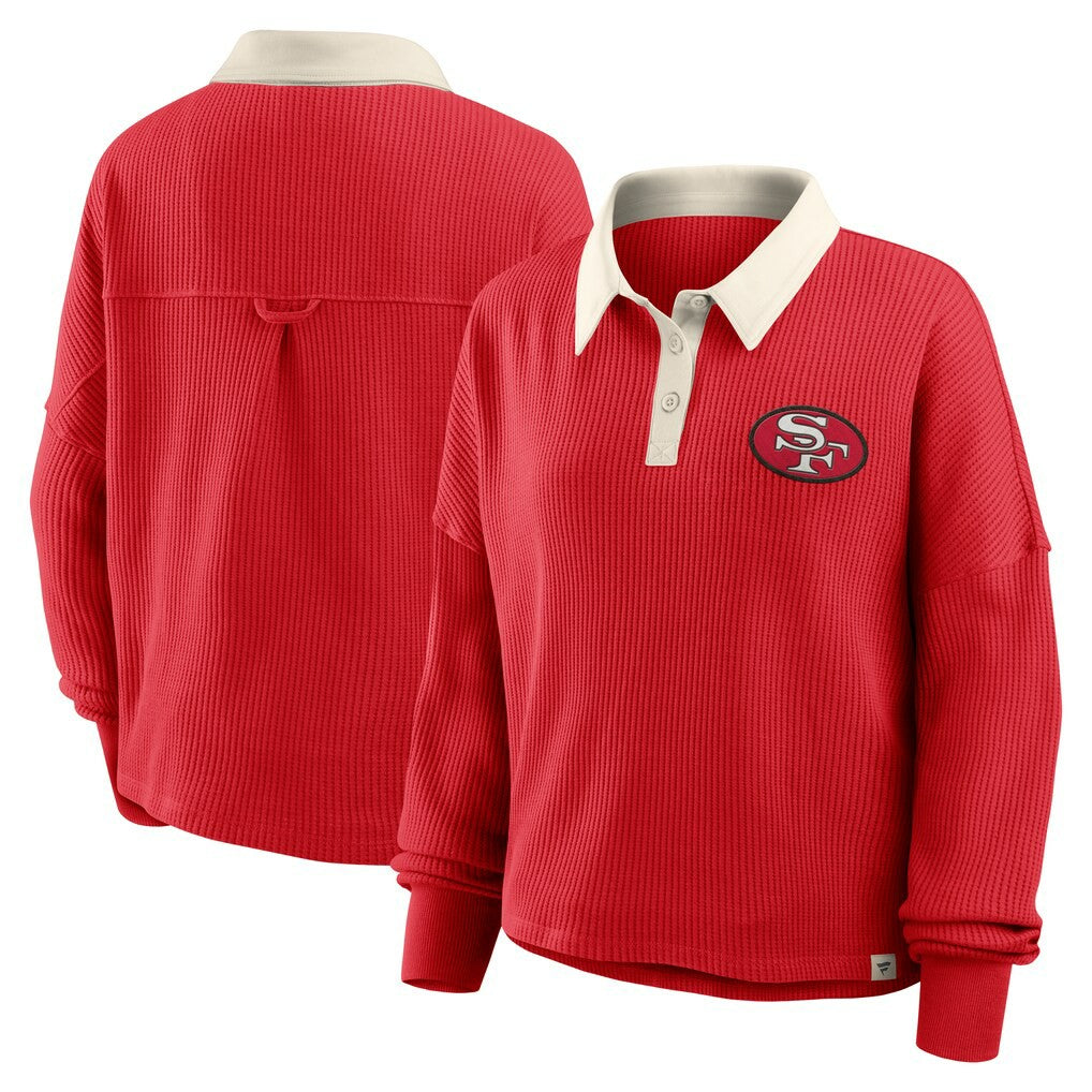 Women's Oversized Hometown Premium Thermal Long Sleeve Shirt - San Francisco 49ers