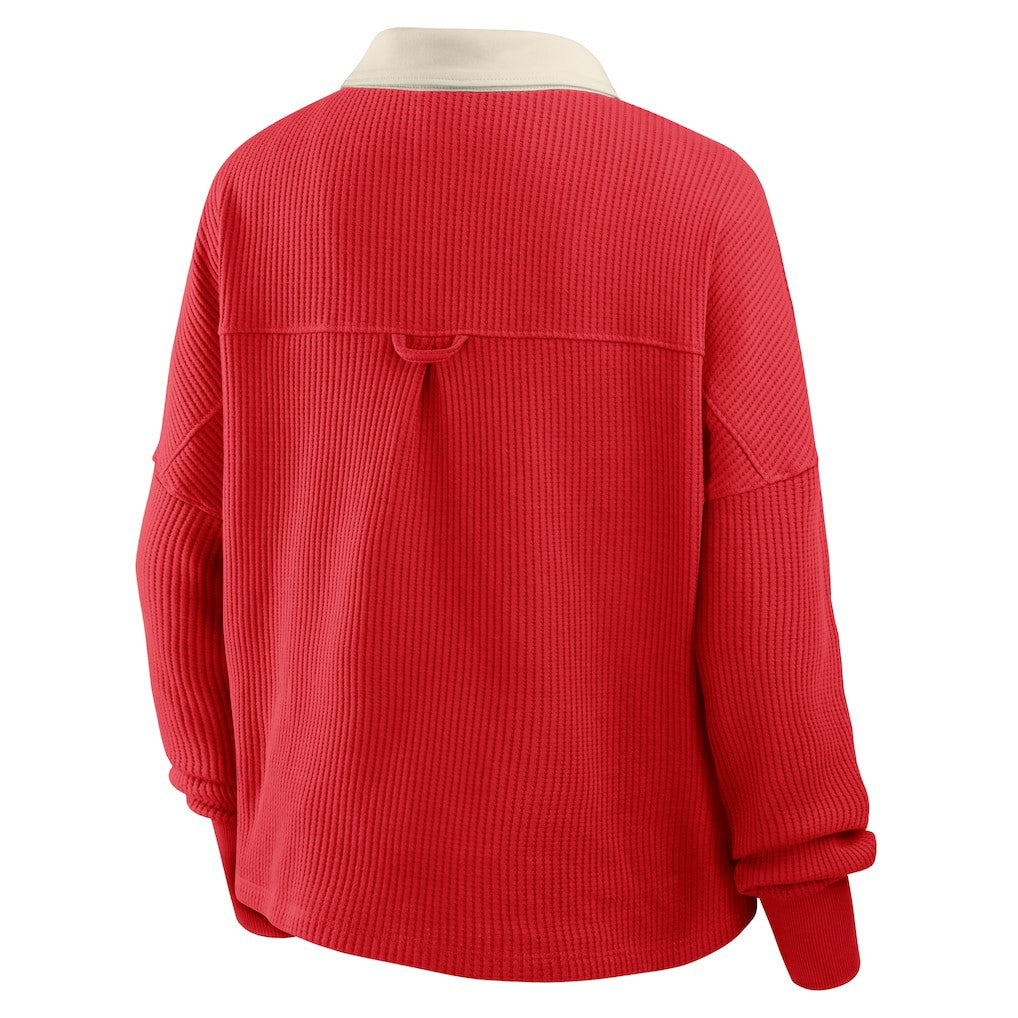 Women's Oversized Hometown Premium Thermal Long Sleeve Shirt - San Francisco 49ers