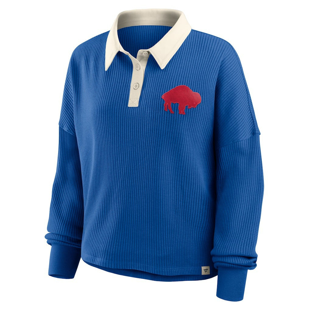 Women's Oversized Hometown Premium Thermal Long Sleeve Shirt - Buffalo Bills