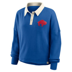 Women's Oversized Hometown Premium Thermal Long Sleeve Shirt - Buffalo Bills