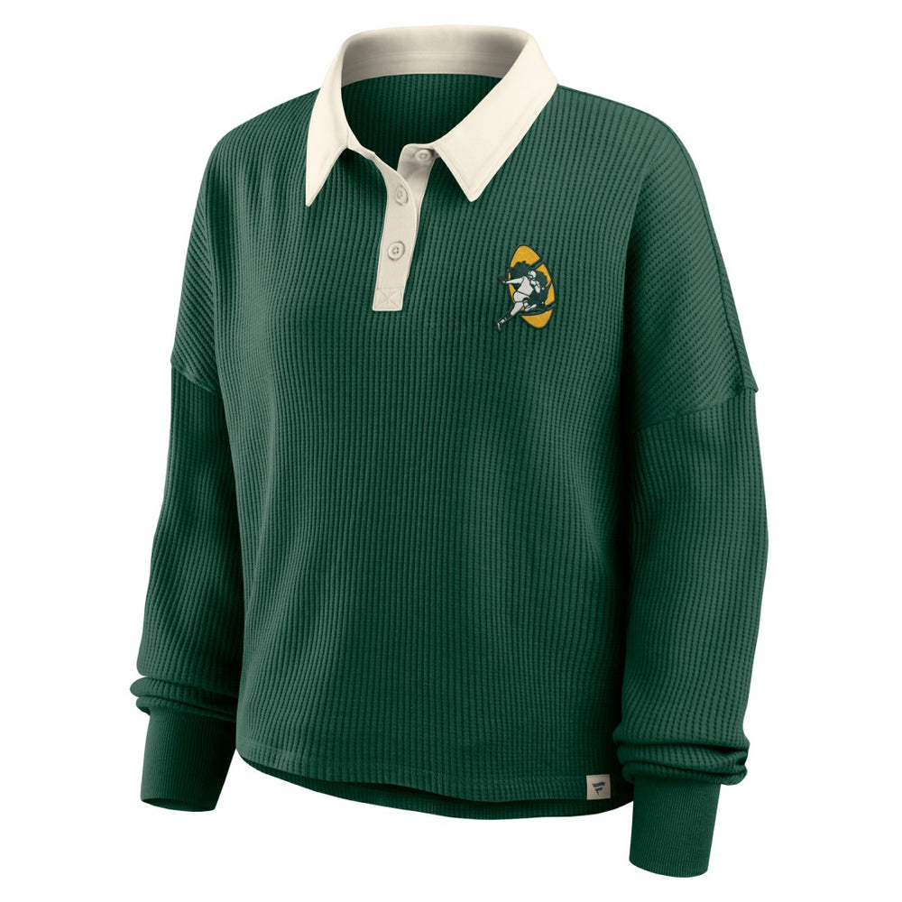 Women's Oversized Hometown Premium Thermal Long Sleeve Shirt - Green Bay Packers