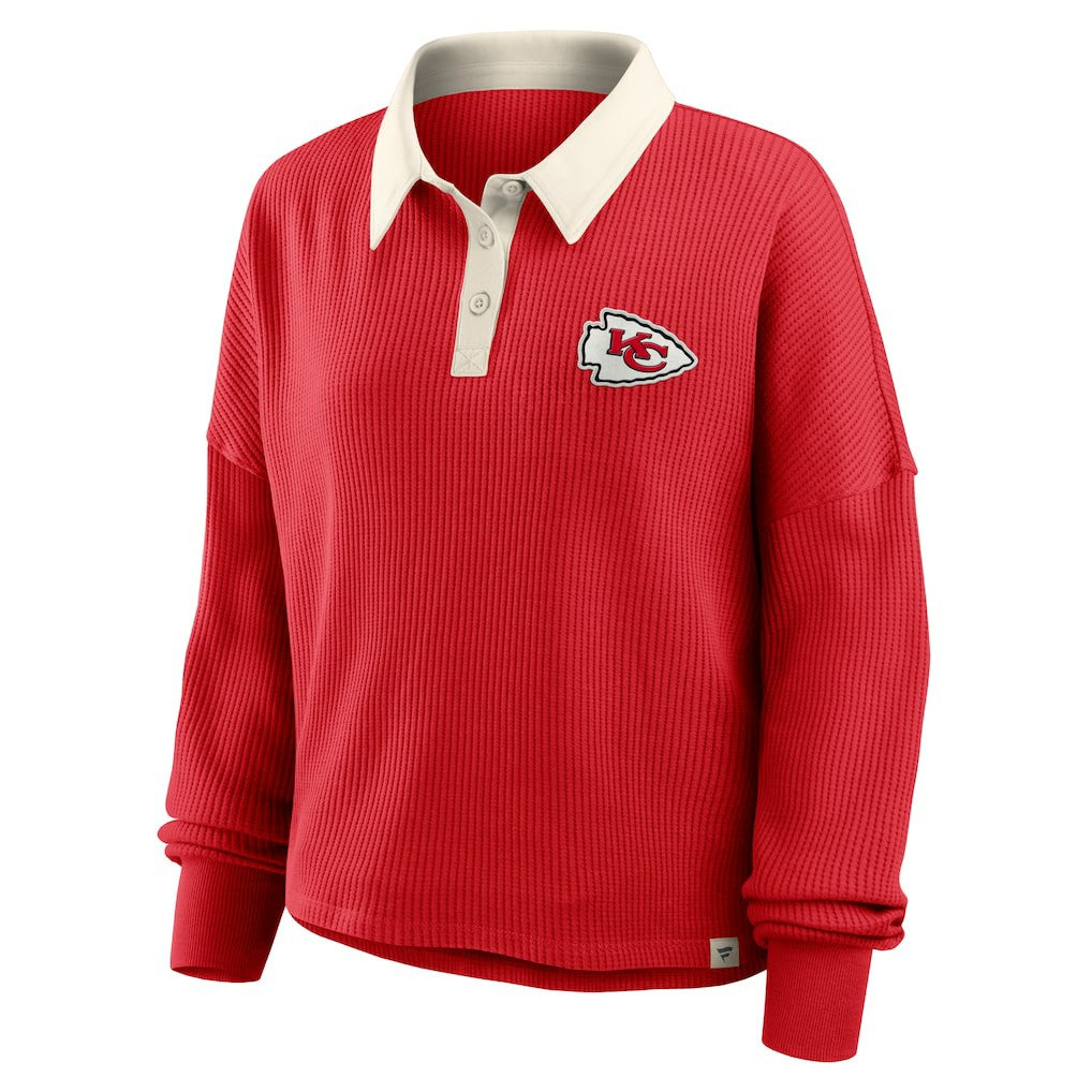 Women's Oversized Hometown Premium Thermal Long Sleeve Shirt - Kansas City Chiefs