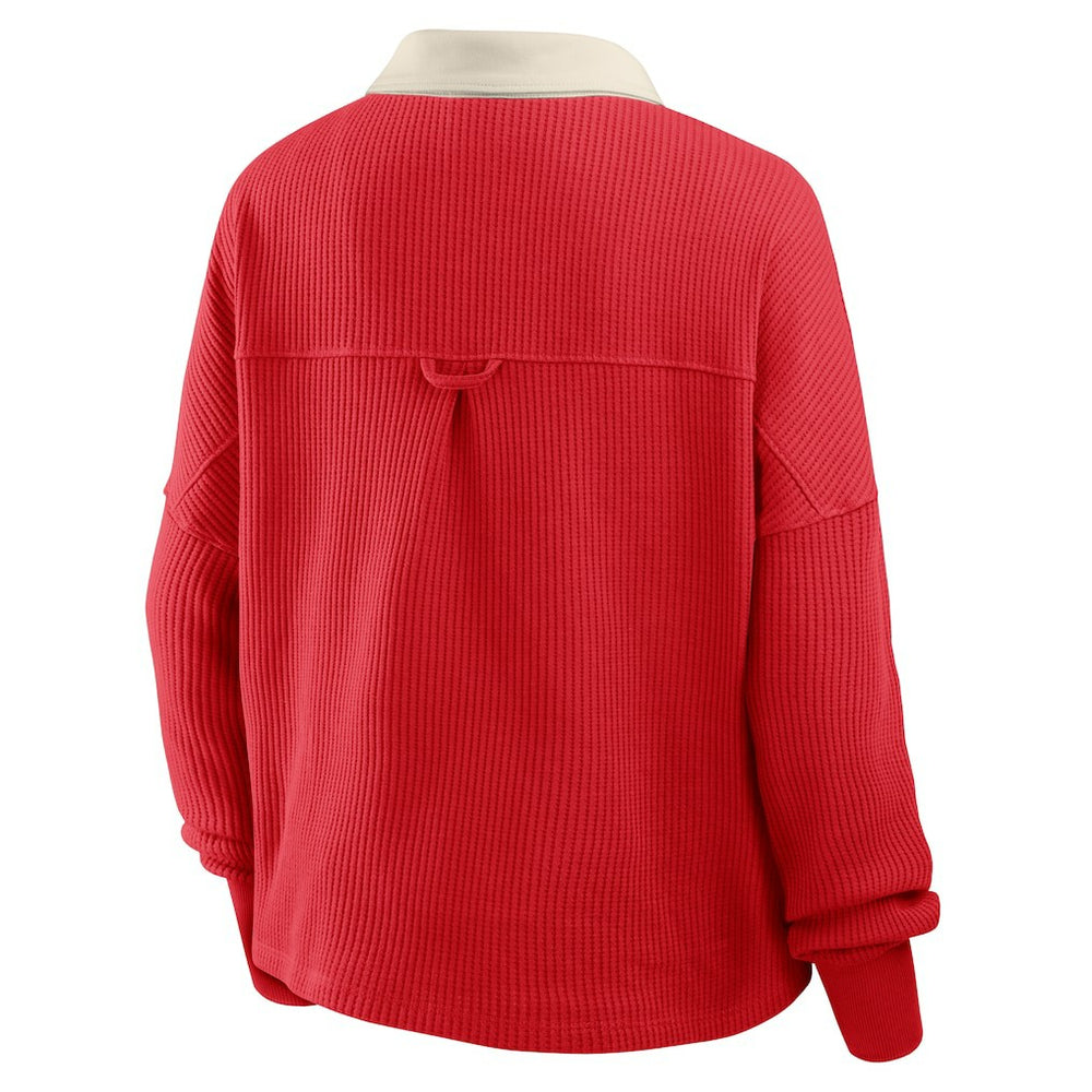 Women's Oversized Hometown Premium Thermal Long Sleeve Shirt - Kansas City Chiefs