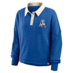 Women's Oversized Hometown Premium Thermal Long Sleeve Shirt - New England Patriots