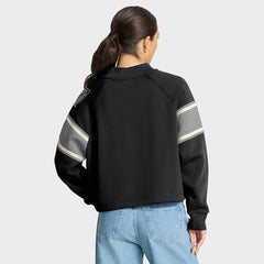 Oversized Hometown Toss Sweep Mock Neck Pullover - Las Vegas Raiders