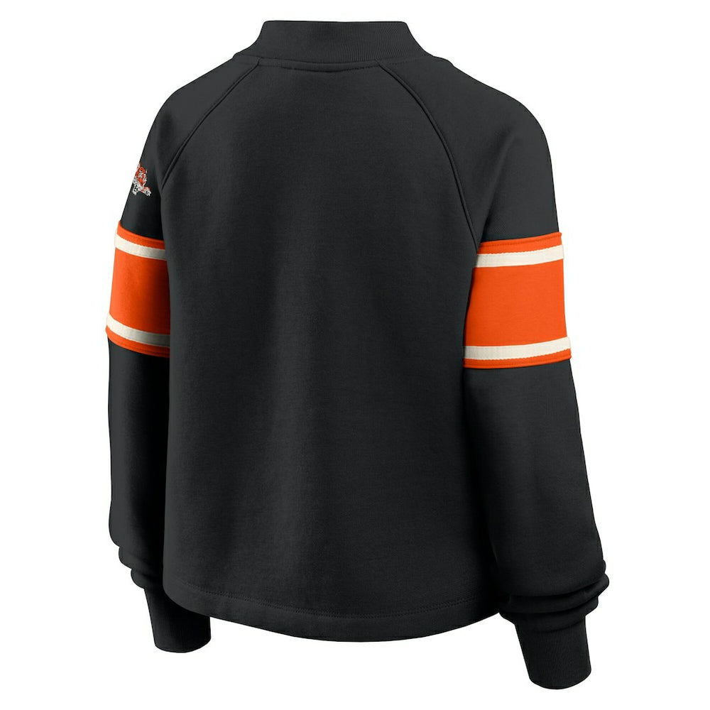 Oversized Hometown Toss Sweep Mock Neck Pullover - Cincinnati Bengals