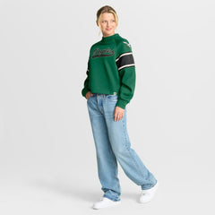 Oversized Hometown Toss Sweep Mock Neck Pullover - Philadelphia Eagles