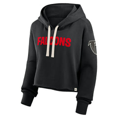 Women's Oversized Hometown Heritage Cropped Hoodie - Atlanta Falcons