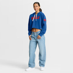 Women's Oversized Hometown Heritage Cropped Hoodie - Buffalo Bills
