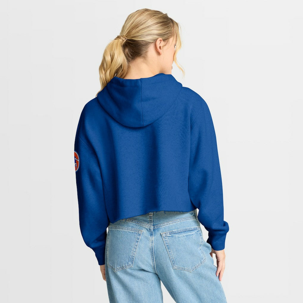Women's Oversized Hometown Heritage Cropped Hoodie - Denver Broncos