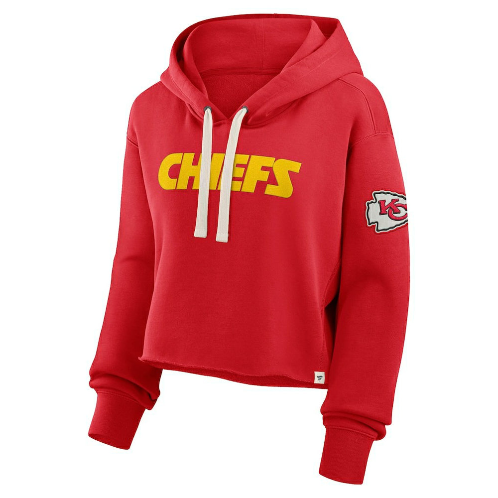 Women's Oversized Hometown Heritage Cropped Hoodie - Kansas City Chiefs