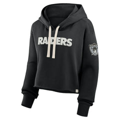 Women's Oversized Hometown Heritage Cropped Hoodie - Las Vegas Raiders
