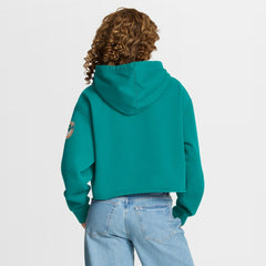 Women's Oversized Hometown Heritage Cropped Hoodie - Miami Dolphins
