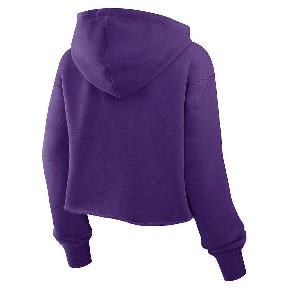 Women's Oversized Hometown Heritage Cropped Hoodie - Minnesota Vikings