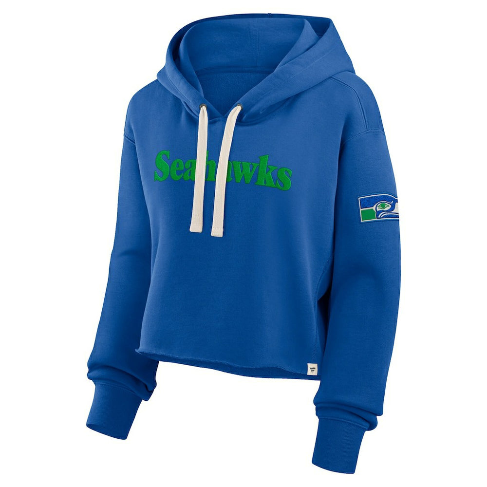 Women's Oversized Hometown Heritage Cropped Hoodie - Seattle Seahawks