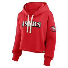 Women's Oversized Hometown Heritage Cropped Hoodie - San Francisco 49ers