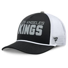 NHL Black/White Los Angeles Kings Fanatics Authentic Pro Rink A-Frame Adjustable Hat