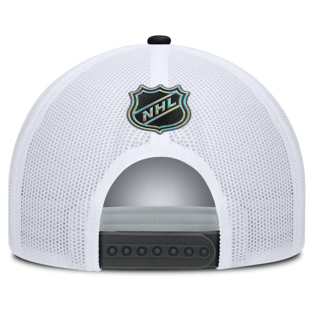 NHL Charcoal/White Vegas Golden Knights Fanatics Authentic Pro Rink A-Frame Adjustable Hat