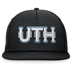 NHL Black Utah Mammoth Fanatics Authentic Pro Rink Team Code Snapback Hat