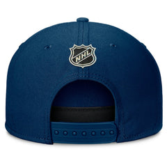 NHL Deep Sea Blue Seattle Kraken Fanatics Authentic Pro Rink Team Code Snapback Hat