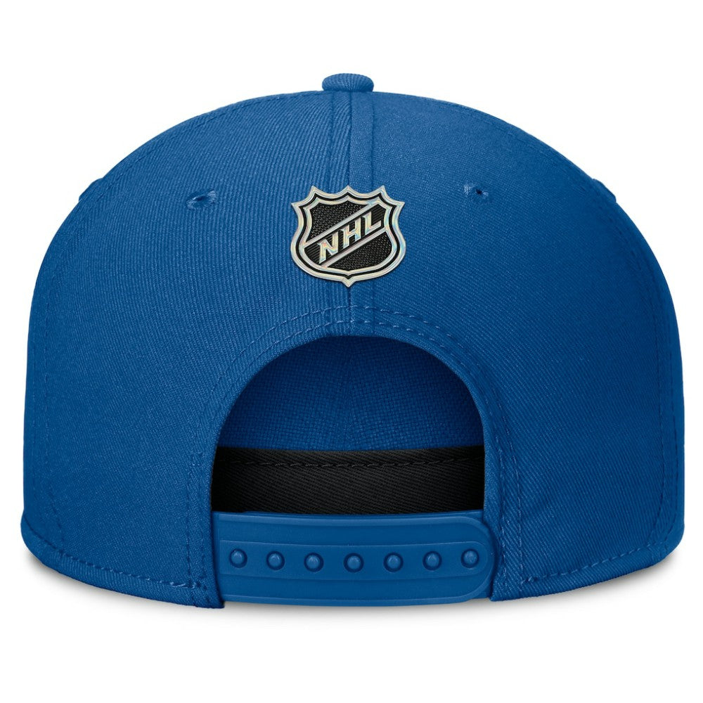 NHL Blue St. Louis Blues Fanatics Authentic Pro Rink Team Code Snapback Hat