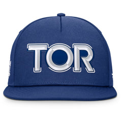 NHL Blue Toronto Maple Leafs Fanatics Authentic Pro Rink Team Code Snapback Hat