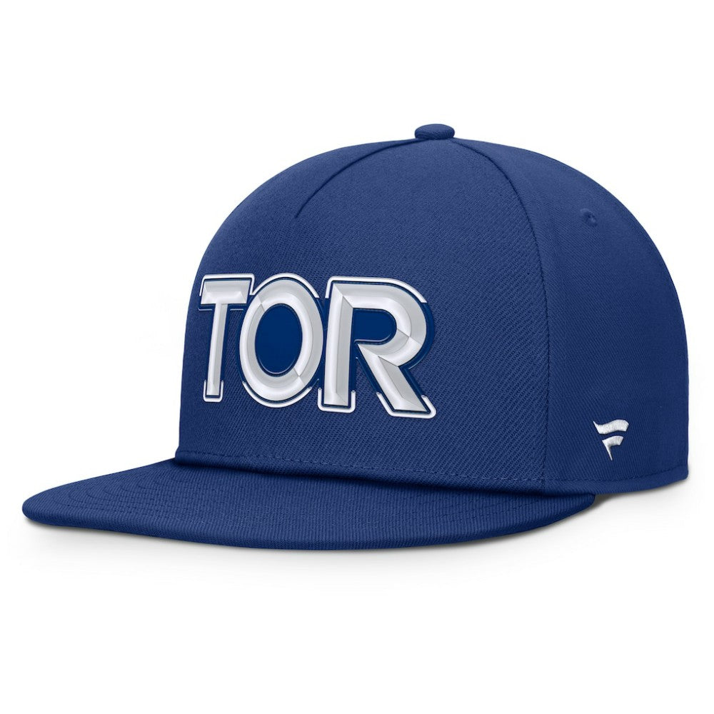 NHL Blue Toronto Maple Leafs Fanatics Authentic Pro Rink Team Code Snapback Hat